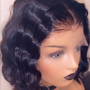 10’ Custom Ready 2 wear virgin  Lacefront bob wig